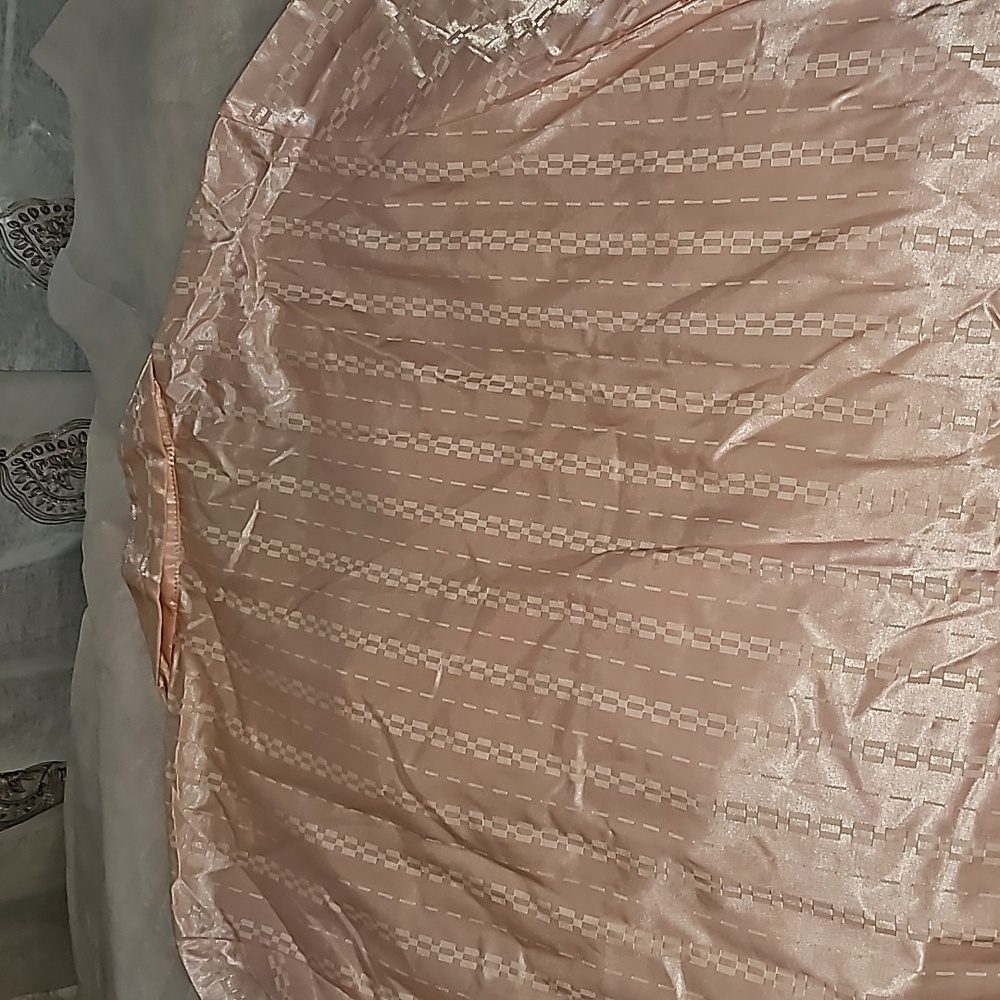 Vandamere Vintage Pink Satin Nightshirt Woman's Size L - Picture 15 of 15